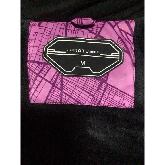 OTU Womens Medium Waterproof Ski Snowboarding Jacket Fleece Hooded Purple - Picture 6 of 9